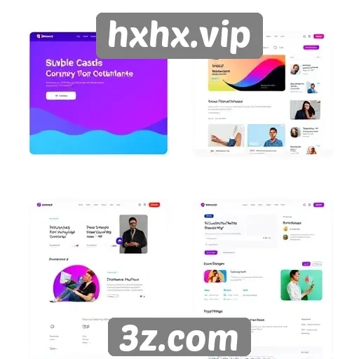 Evolução do design do hxhx.vip ao longo do tempo